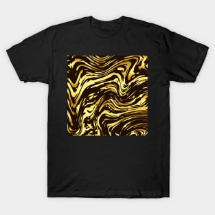 Shiny golden marble texture T-Shirt